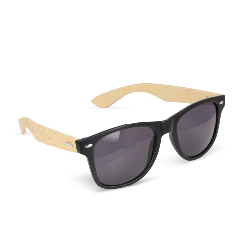 Okulary przeciwsłoneczne Justin RPC z bambusem UV400 Czarny LT86721-N0002 