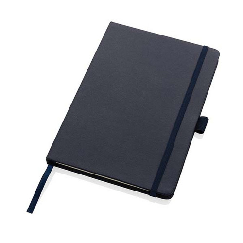 Notatnik A5 Sam, skóra z recyklingu Granatowy P774.609 (2)