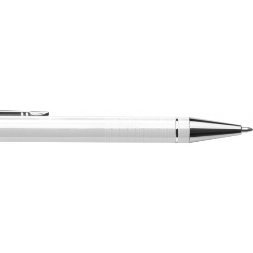 Metalowy długopis półżelowy Almeira biały 374106 (4)