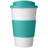 Americano® 350 ml tumbler with grip & spill-proof lid Biały 21069604 (2) thumbnail