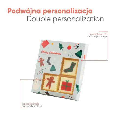 Praliny Z Nadrukiem Chocostamp 3 Szt Wielokolorowy S0322/XM (1)