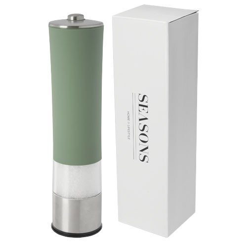 Kirkenes elektryczny młynek do soli lub pieprzu Zielony melanż 11321062 (7)