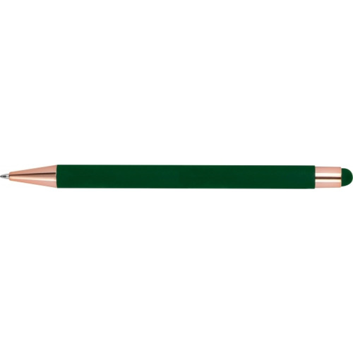 Długopis metalowy touch pen soft touch MIRAMAR Ciemnozielony 432899 (4)