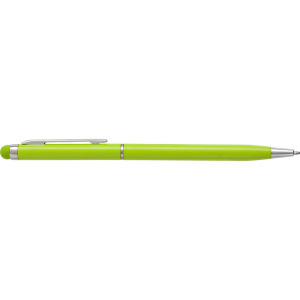 Długopis, touch pen Jasnozielony