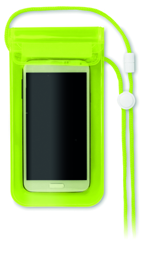 Wodoodporne etui na smartfon przezroczysty zielony MO8782-24 (1)