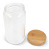 Szklany pojemnik z bambusową pokrywką 1200ml Transparentny LT95433-N0004 (3) thumbnail