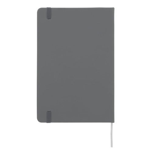 Notatnik A5 PU z kartkami papieru w kropki Jasnoszary LT92064-N0062 (2)