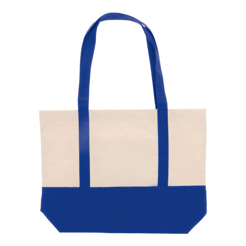 Torba plażowa płótno bawełniane OEKO-TEX® 280g/m² 42x10x30cm Niebieski LT95247-N0011 (2)