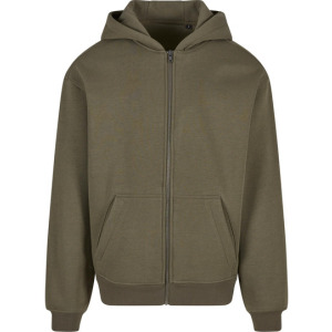 Bluza Rozpinana z Kapturem Oversize Bawełna Poliester