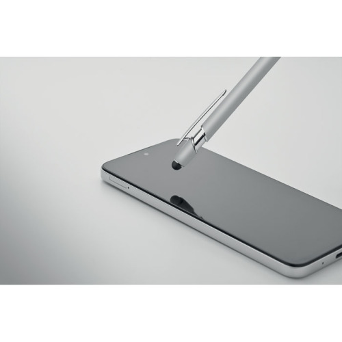 Długopis z rysikiem aluminium Srebrny MO2798-14 (4)