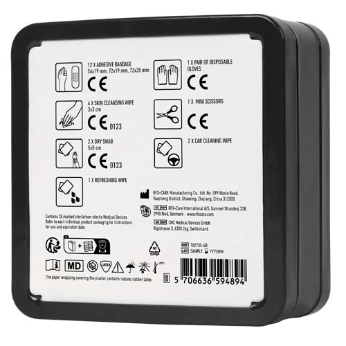 MyKit samochodowa apteczka pierwszej pomocy w puszce Czarny 1Z263290 (1)