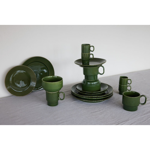 Kubek do herbaty COFFEE & MORE 2-szt, zielony Zielony 5018448- (3)