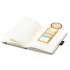 Bambusowy zestaw do notatek, karteczki samoprzylepne, zakładka do książki, linijka, notatnik jasnobrązowy V0267-18 (1) thumbnail