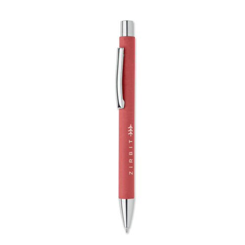 Długopis z papieru (recykling) czerwony MO2067-05 (2)