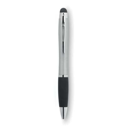 Długopis z lampką srebrny mat MO9142-16 (5)