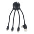 4009| Xoopar Eco Octopus Kabel do ładowania Ocean Bound Plastic Czarny LT41023-N0002  thumbnail