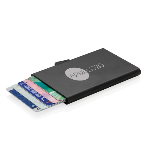 Etui na karty kredytowe C-Secure, ochrona RFID Czarny P820.491 (5)