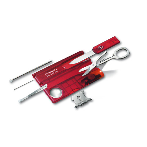 SwissCard Lite Victorinox Czerwony 07300T65 (1)