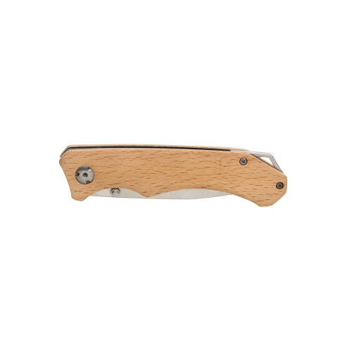 Drewniany nóż składany, scyzoryk brązowy P414.059 (3)
