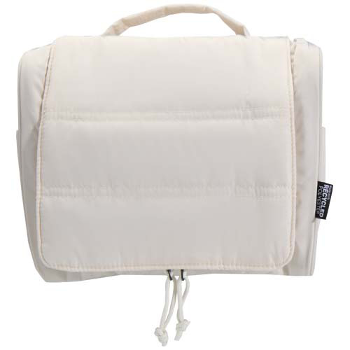 Puffer kosmetyczka na pasku o pojemności 8 l z recyklingu z certyfikatem GRS Piaskowiec 13011706 (2)