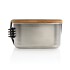 Pudełko śniadaniowe z bambusowym wieczkiem, łyżkowidelec srebrny P269.622 (5) thumbnail