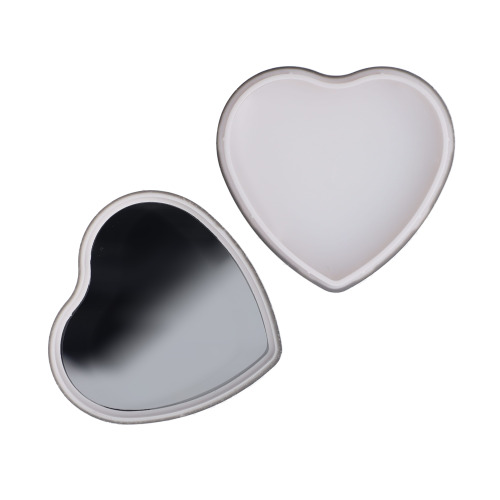 Płaska metaliczna pomadka do ust w kształcie serca Srebrny LT90486-N0005 (2)