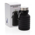 Składana butelka sportowa 550 ml z karabińczykiem Czarny P432.621 (13) thumbnail