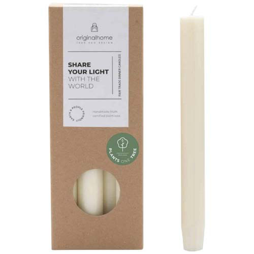 Original Home świeca stołowa matcha Złamana biel 12632302 