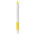 Długopis z gumowym uchwytem żółty MO9483-08  thumbnail
