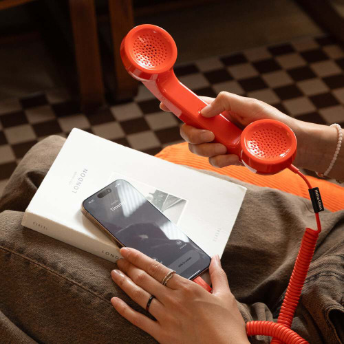 POP Phone Słuchawka Retro Alarm Red POPP01AR (3)