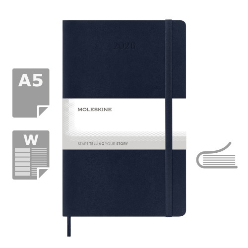 Kalendarz MOLESKINE Ciemnoniebieski VM398-27/2027 