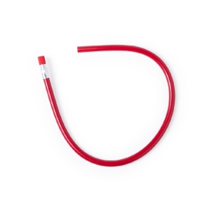 Elastyczny ołówek, gumka czerwony