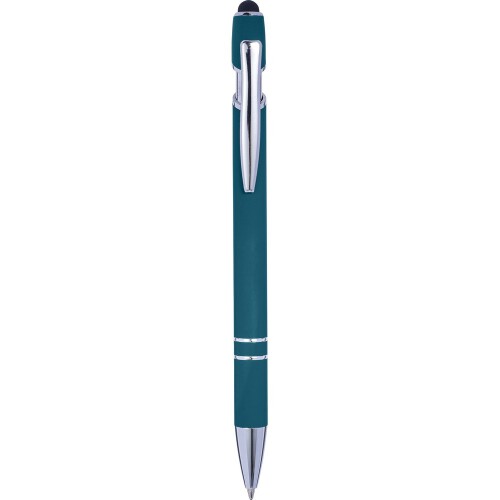 Długopis, touch pen turkusowy V1917-29 