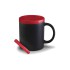 Kubek ceramiczny 300 ml, czarny panel do rysowania, kreda czerwony V5479-05 (9) thumbnail