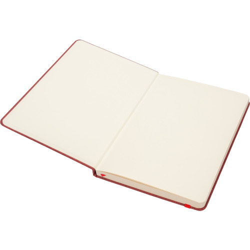 Notes A5 w linie z trzciny cukrowej i rPET ALGIERS Czerwony 422805 (2)