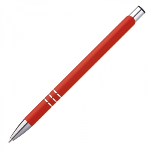 Długopis metalowy soft touch NEW JERSEY czerwony 055505 (4)