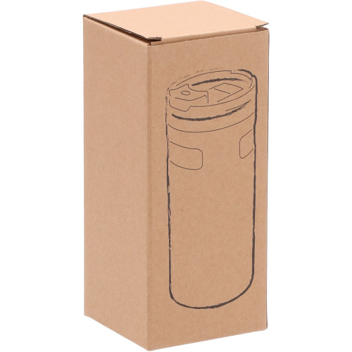 Kubek termiczny ze stali z recyklingu 450 ml SILVIO Biały 8536506 (8)