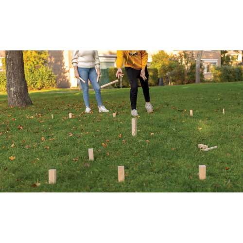 Zestaw do gry Kubb Brązowy P453.519 (4)