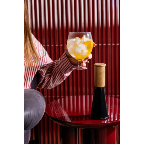 Młynek do soli i pieprzu GURKEN, średni, czarny/brązowy Czarny/Brązowy 5018623- (3)