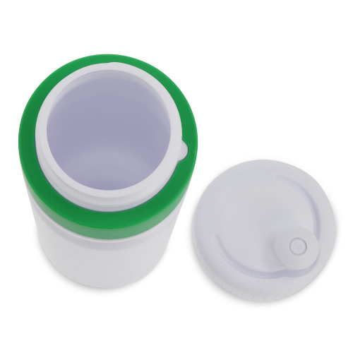 Bidon sportowy z obwódką  750ml Biały / zielony LT98786-N0131 (3)