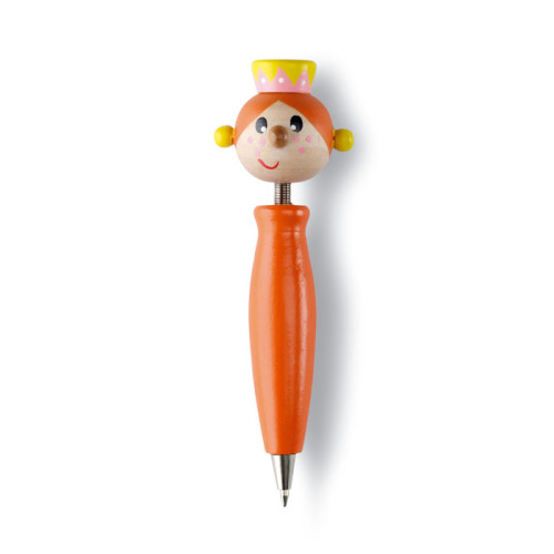 Długopis z zabawną główką pomarańczowy MO7442-10 