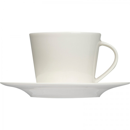 Filiżanka ceramiczna ze spodkiem 175 ml LYNN Biały 8366206 (3)