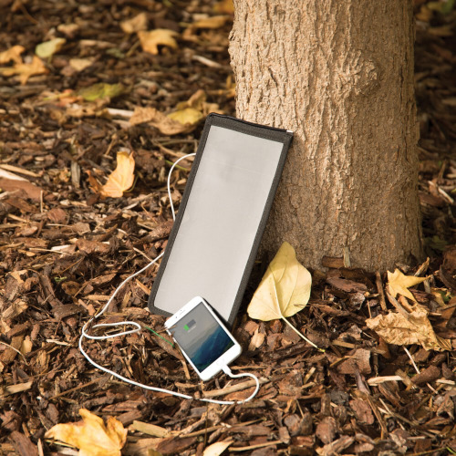 Plecak na laptopa 15,6", ładowarka słoneczna 7W Swiss Peak Eclipse Czarny P762.120 (10)