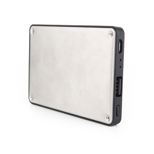 Mini Power Bank w kształcie koperty Czarny EG 027403 2500 (2)