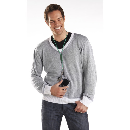 Smycz reklamowa, przywieszka do telefonu Jasnozielony V4099-10 (2)