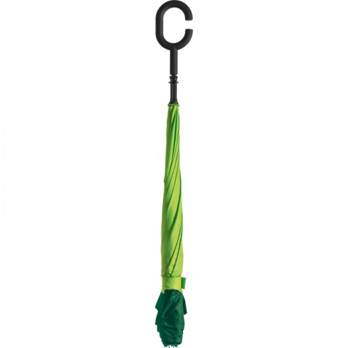 Parasol manualny odwrócony ø120 cm OLIVIA Jasnozielony 4047629 (2)
