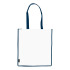Torba non-woven 75g/m² Biały / ciemnoniebieski LT91479-N0110 (1) thumbnail