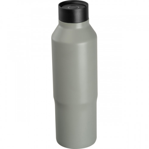 Butelka termiczna ze stali z recyklingu 600 ml CrisMa PENNY Szary 8482907 