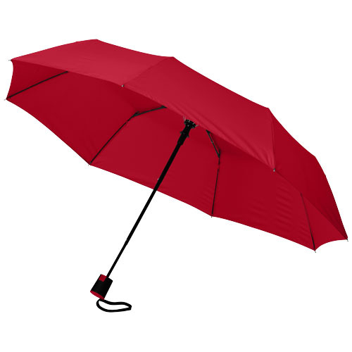 Automatyczny parasol składany Wali 21" Czerwony 10907712 