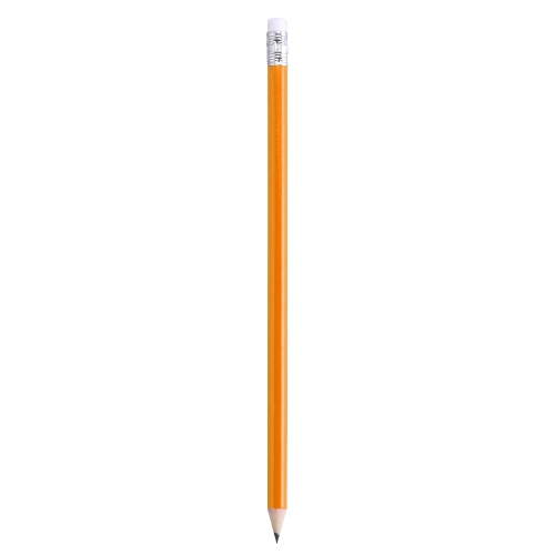 Ołówek z gumką pomarańczowy V7682-07/A 
